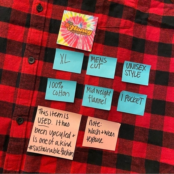 Bob Marley One Love Flannel Shirt Mens XL Shacket Buffalo Plaid Red Black Unisex - Picture 9 of 13